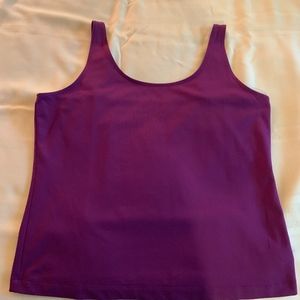 Chico's Size 2 Purple tank top/cami straps